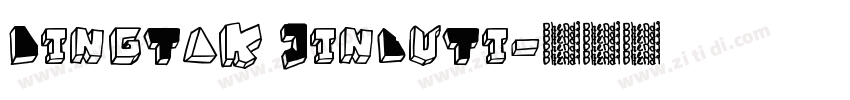 DingTak JinBuTi字体转换